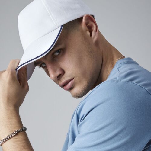 Beechfield Authentic 5-panel cap - piped peak BC25C_MOD Authentic 5-panel cap - piped peak Thumbnail